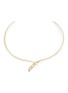 Main View - Click To Enlarge - EDDIE BORGO - Kercheif Gold Toned Slip Collar Necklace