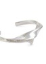 Detail View - Click To Enlarge - EDDIE BORGO - Pave Kerchief Silver Toned Cuff Bracelet