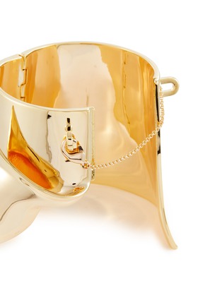 Detail View - Click To Enlarge - EDDIE BORGO - Large Kercheif Gold Toned Bracelet