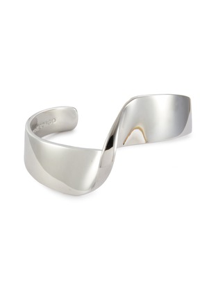 Main View - Click To Enlarge - EDDIE BORGO - Torque Silver Toned Bracelet