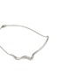 Detail View - Click To Enlarge - EDDIE BORGO - Curled Silver Toned Necklace