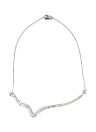 Main View - Click To Enlarge - EDDIE BORGO - Curled Silver Toned Necklace