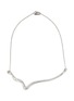 Main View - Click To Enlarge - EDDIE BORGO - Curled Silver Toned Necklace