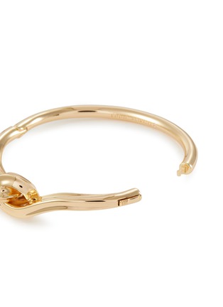 Detail View - Click To Enlarge - EDDIE BORGO - Knotted Gold Toned Bracelet