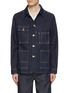 Main View - Click To Enlarge - KENZO - Relaxed Workwear Dark Wash Denim Jacket