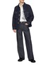 Figure View - Click To Enlarge - KENZO - Relaxed Workwear Dark Wash Denim Jacket