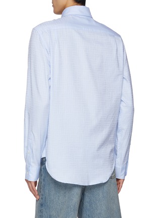 Back View - Click To Enlarge - KENZO - Kenzo Weave Cotton Shirt