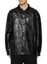 Main View - Click To Enlarge - RICK OWENS DRKSHDW - Megacrust Jumbo Cotton Worker Overshirt