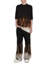 Figure View - Click To Enlarge - RICK OWENS DRKSHDW - Geth Dyed Hem Cotton Jeans