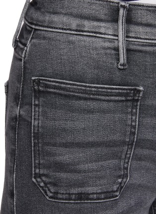  - MOTHER - The Patch Pocket Twister Sneak Dark Wash Jeans