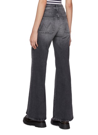 Back View - Click To Enlarge - MOTHER - The Patch Pocket Twister Sneak Dark Wash Jeans