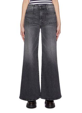 Main View - Click To Enlarge - MOTHER - The Patch Pocket Twister Sneak Dark Wash Jeans