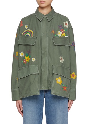 Main View - Click To Enlarge - MOTHER - The Mess Hall Graphic Print Cotton Jacket