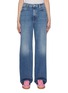 Main View - Click To Enlarge - MOTHER - The Dodger Skimp Cuff Medium Wash Jeans