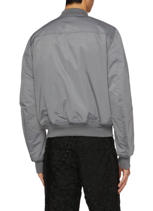 Back View - Click To Enlarge - RICK OWENS DRKSHDW - Faille Bahaus Flight Bomber Jacket