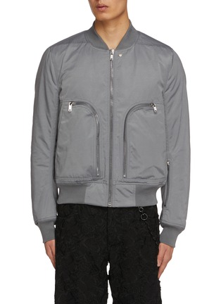 Main View - Click To Enlarge - RICK OWENS DRKSHDW - Faille Bahaus Flight Bomber Jacket