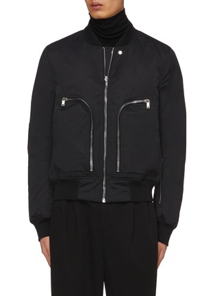 Main View - Click To Enlarge - RICK OWENS DRKSHDW - Faille Bahaus Flight Bomber Jacket