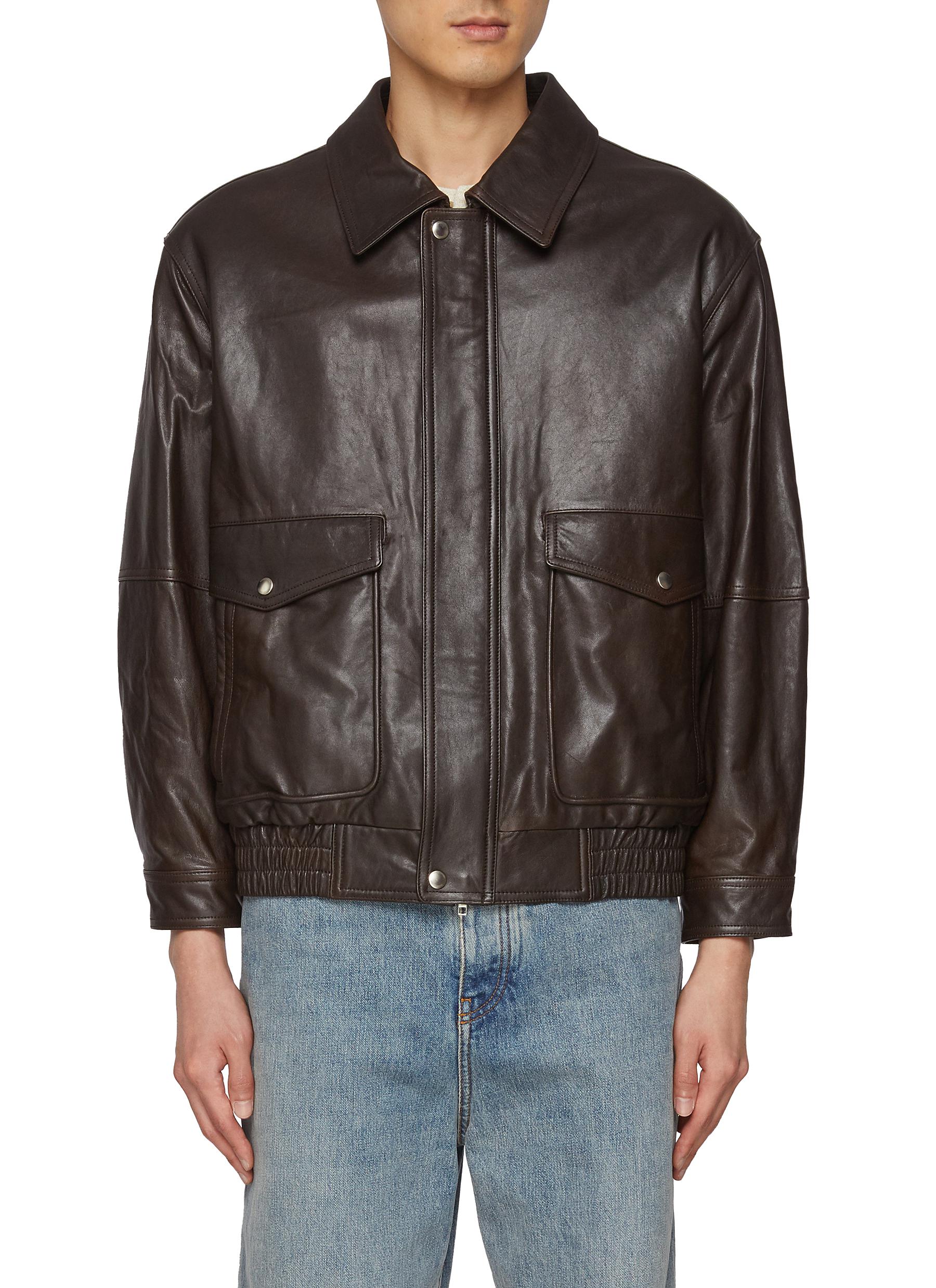 DUNST | Vintage Leather Blouson Jacket | Men | Lane Crawford