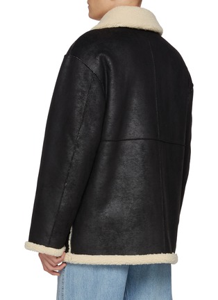 Back View - Click To Enlarge - DUNST - Reversible Faux Shearling Coat