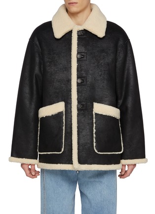 Main View - Click To Enlarge - DUNST - Reversible Faux Shearling Coat