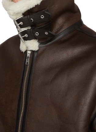 Detail View - Click To Enlarge - DUNST - Faux Shearling Jacket