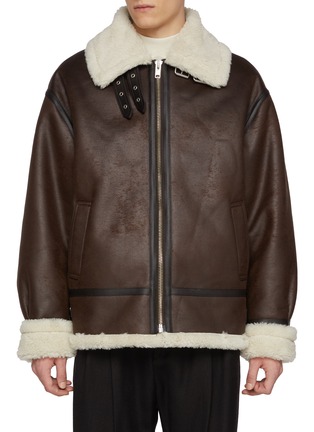 Main View - Click To Enlarge - DUNST - Faux Shearling Jacket