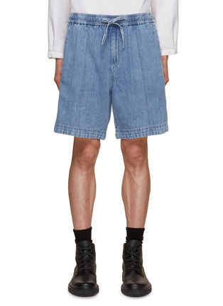 Main View - Click To Enlarge - WOOYOUNGMI - Elasticated Denim Shorts
