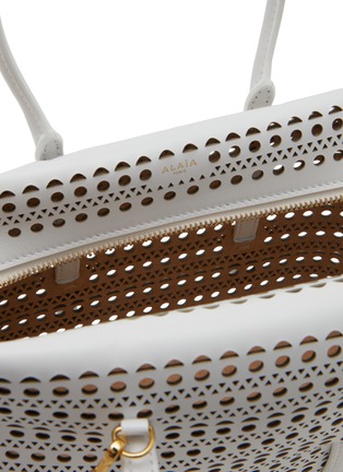 Detail View - Click To Enlarge - ALAÏA - Mina 20 Perforated Leather Shoulder Bag