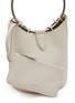 Detail View - Click To Enlarge - ALAÏA - Medium Ring Leather Bucket Bag