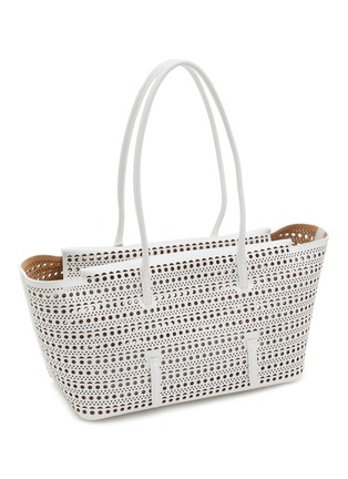 Detail View - Click To Enlarge - ALAÏA - Neo Mina 32 Perforated Leather Shoulder Bag