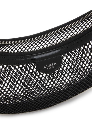 Detail View - Click To Enlarge - ALAÏA - Demi Fishnet Leather Shoulder Bag