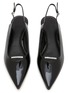 Detail View - Click To Enlarge - PEDDER RED - Jonah Patent Leather Slingback Skimmers