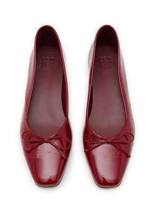 Detail View - Click To Enlarge - PEDDER RED - Bonnie 40 Ballerina Patent Leather Pumps