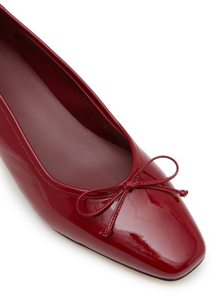 Detail View - Click To Enlarge - PEDDER RED - Bonnie 40 Ballerina Patent Leather Pumps