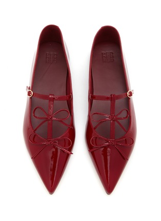 Detail View - Click To Enlarge - PEDDER RED - Jasper Patent Leather Mary Jane Skimmers