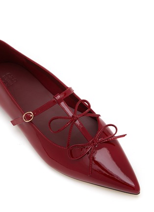 Detail View - Click To Enlarge - PEDDER RED - Jasper Patent Leather Mary Jane Skimmers
