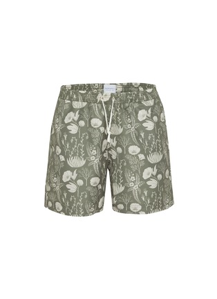 Main View - Click To Enlarge - SUNSPEL - x Katie Scott Leaf Print Swim Shorts