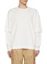 Main View - Click To Enlarge - DARKPARK - Theo Double Sleeve Cotton T-Shirt