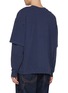 Back View - Click To Enlarge - DARKPARK - Theo Double Sleeve Cotton T-Shirt