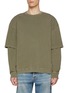 Main View - Click To Enlarge - DARKPARK - Theo Double Sleeve Cotton T-Shirt