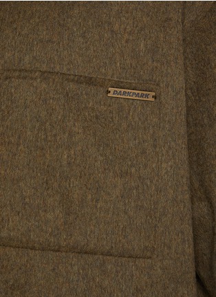  - DARKPARK - Jamie Hidden Placket Virgin Wool Cashmere Overshirt