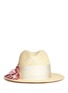 Main View - Click To Enlarge - LANVIN - Grosgrain fleur panama hat