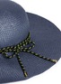 Detail View - Click To Enlarge - LANVIN - Rope trim wide brim capeline hat