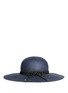 Figure View - Click To Enlarge - LANVIN - Rope trim wide brim capeline hat