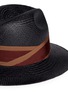Detail View - Click To Enlarge - LANVIN - Grosgrain trim panama hat
