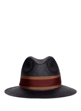 Main View - Click To Enlarge - LANVIN - Grosgrain trim panama hat