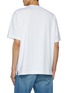 Back View - Click To Enlarge - SOLID HOMME - Mini Logo Embroidery Cotton T-Shirt