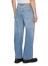 Back View - Click To Enlarge - SOLID HOMME - Double Seam Light Washed Jeans