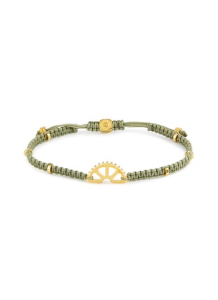Main View - Click To Enlarge - TATEOSSIAN - Half Gear Puzzle Macrame Bracelet