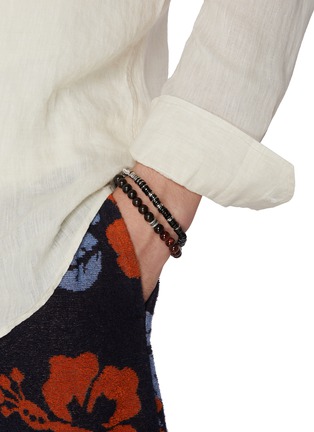 Figure View - Click To Enlarge - TATEOSSIAN - Gear Trio Beaded Bracelet